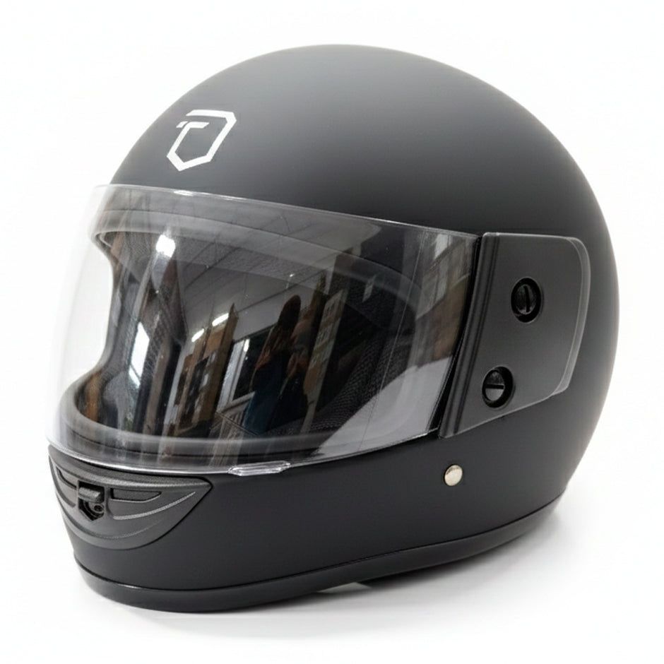 Casco Moto Futur Classic Negro