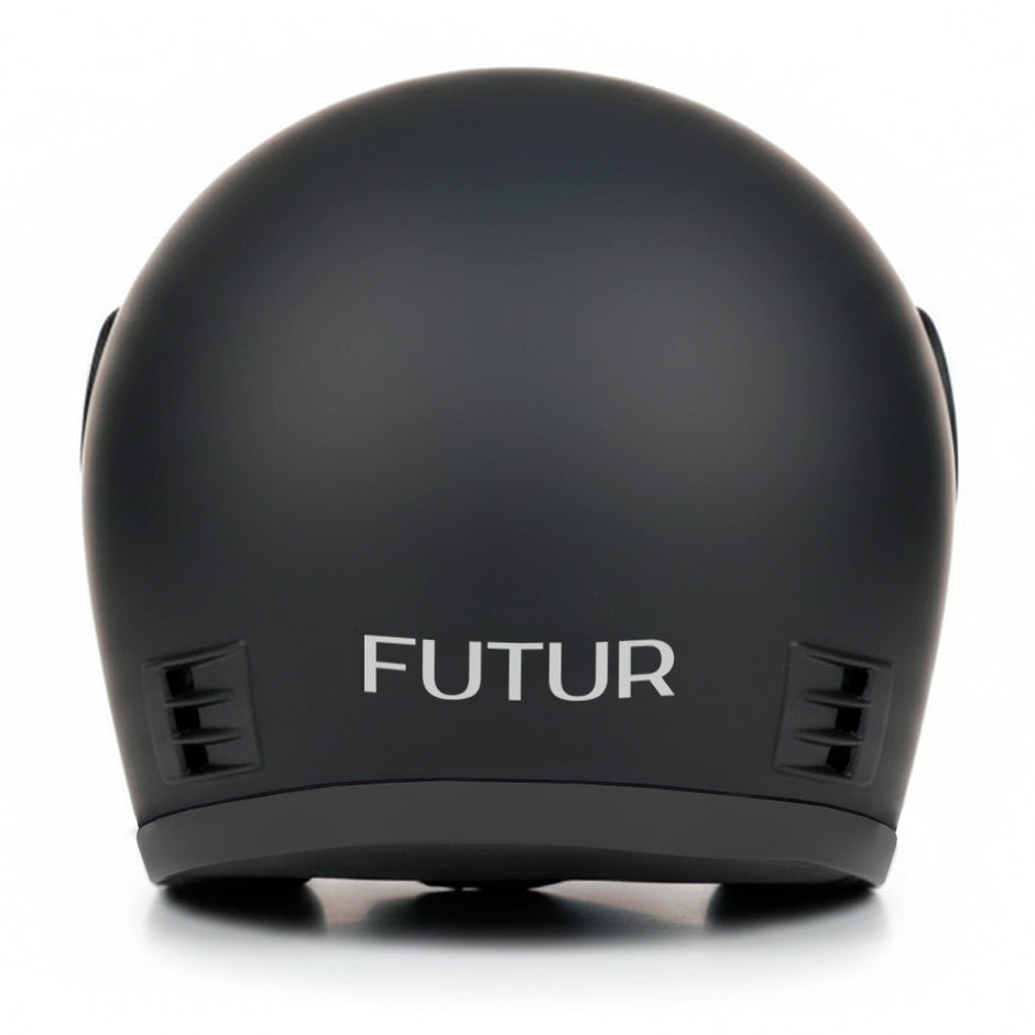 Casco Moto Futur Classic Negro