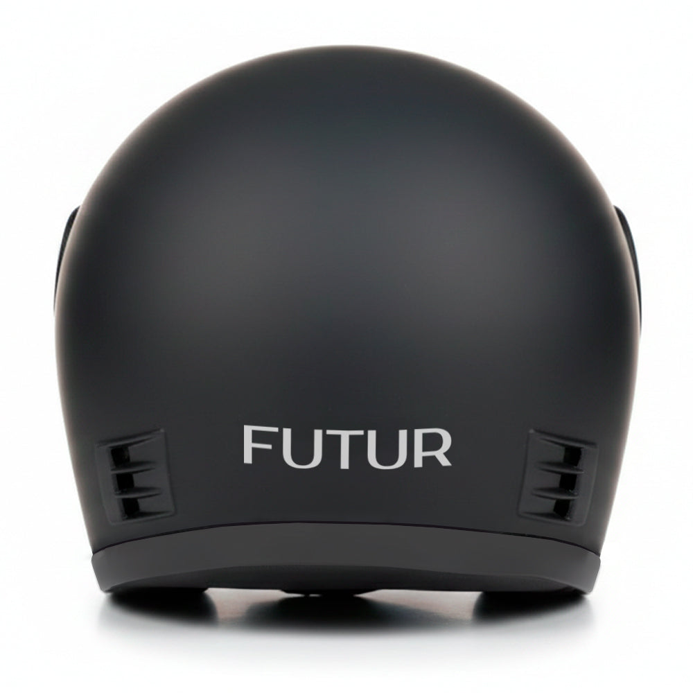 Casco Moto Futur Classic Negro