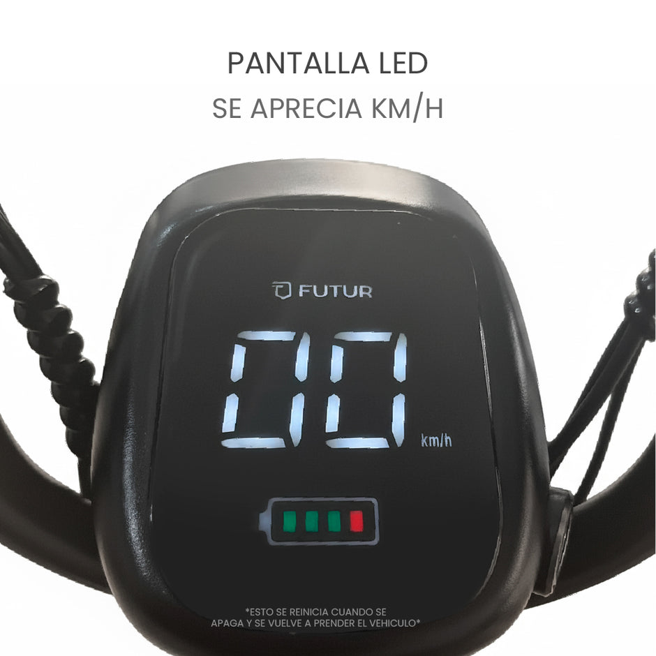 Bicimoto Eléctrica ZYRO, 25km/h, 35km, 350W